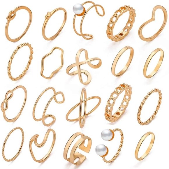 Bohemian Gold/Silver Plated Comfort Fit VSCO Wave